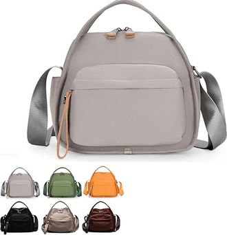 Generic Shoulder Bag, Crossbody Shoulder Bag,Casual Lightweight Large Capacity Nylon For Women (grey)