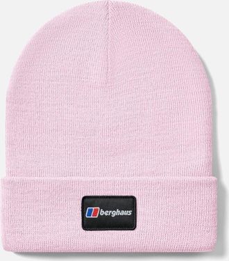 Berghaus Mens Berghaus Adults Logo Recognition Rolled Cuff Beanie Hat - Pink - Size: ONE size