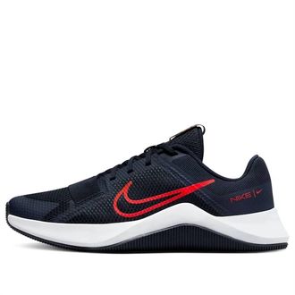 Nike Mens Mc Trainer 2 Sneakers In Obsidian/white/bright Crimson