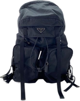 Prada Black Nylon Backpack (Pre-Owned)