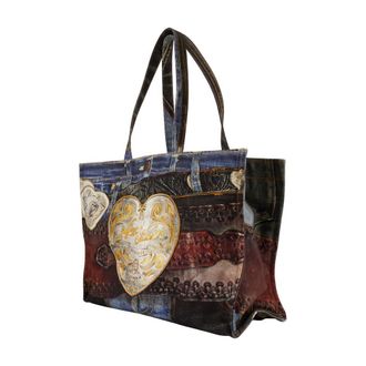 Acne Studios Cowboy Heart Buckle Tote Bag - Multicolor