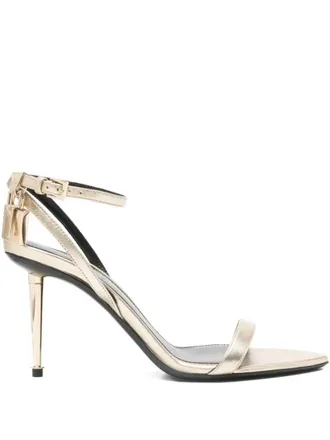Tom Ford Pale Gold Leather Heels