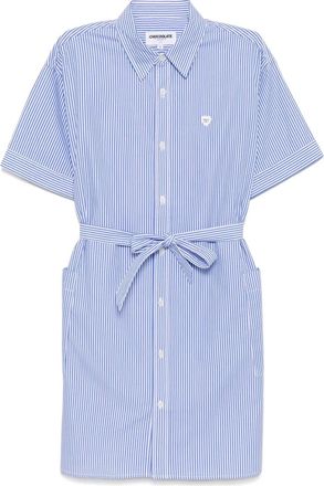 Chocoolate Abito a righe - Blu