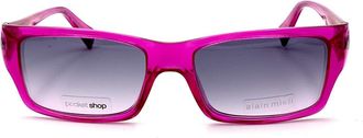 Alain Mikli Purple A0641 Bold Rectangular Sunglasses
