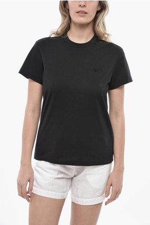 Yohji Yamamoto ADIDAS Cotton Crewneck T-Shirt With Print size S