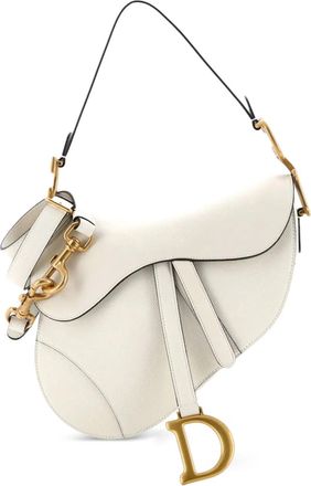 Dior Saddle Handbag with Strap Leather Medium shoulder bag