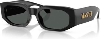 Versace Sunglasses, male, Black, 55 MM, Ve4489U Gb187 Sunglasses