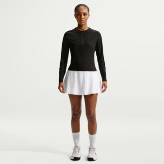 Nike Womens Court Advantage Dri-FIT Short Tennis Skirt in White | FZ6729-100