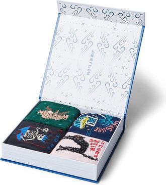 Jimmy Lion The Library Collection Crew Socks 3 Pairs EU 41-46