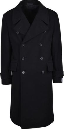 Caruso Norma Jas - Heren - Mantel - Zwart - XL - Wol - Jassen