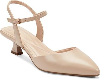 Easy Spirit Halyn Ankle Strap Kitten Heel Pump in Lna01 at Nordstrom Rack, Size 10.5