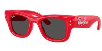 Ray-Ban RB4940B Wayfarer Puffer 686187 Mens Sunglasses Red Size 47