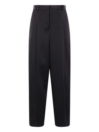 Jil Sander belt-loops trousers - Black