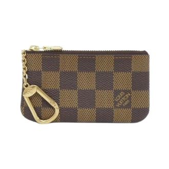 Louis Vuitton Pre-owned Accessories, female, Brown, Size: ONE SIZE Pre-owned Pochette Cle Damier Coin Key Case
