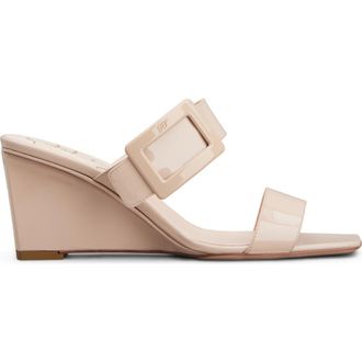 Roger Vivier Belle Vivier Wedge Sandal in Collant at Nordstrom, Size 6.5Us