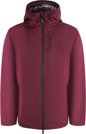 Aquascutum Mens Aquascutum Activehellid Parka Cordovan Burgundy Parka Jacket - Red - Size: 38/Regular
