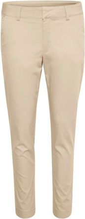 Kaffe Veren Grijs Chino Broek - Dames - Slim Fit Broeken - Grijs - 5XL - Broeken