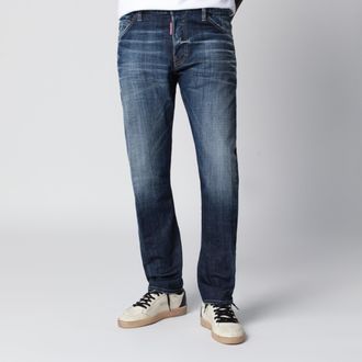 Dsquared2 Jeans blu effetto slavato