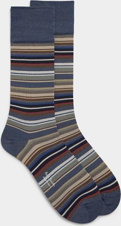 Paul Smith Mens Pinstriped dress socks