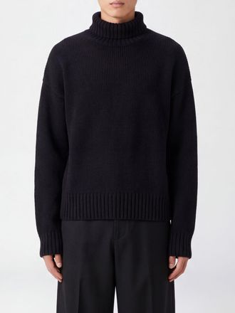 Lisa Yang Dolcevita in puro cashmere con spalle cadute e bordi a costine