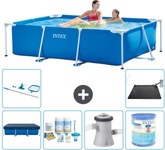 Intex Piscina Con Estructura Rectangular - 220x150x60 Cm - 7-piezas S30011
