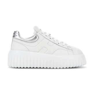 Hogan Sneakers, female, White, Size: 10 US White Sneakers with H-Stripes