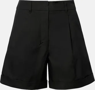 Max Mara Cotton poplin shorts