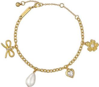 Ted Baker Isabella Icon Charm Bracelet in Metallic Gold at Nordstrom