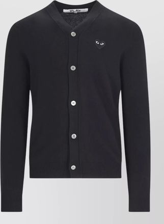 Comme Des Gar&ccedil;ons wool crewneck cardigan