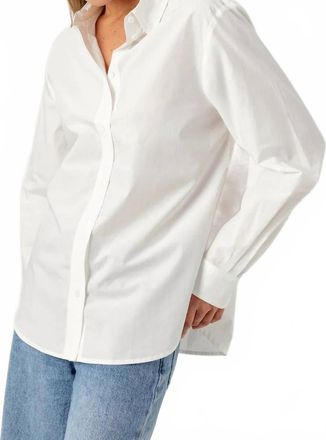 Sundays Aspyn Button Down Shirt In White