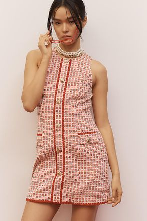 Shipping in late January] Mondrian Tweed Mini Dress