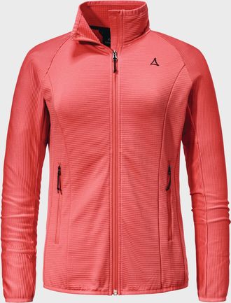 Sch&ouml;ffel Fleecejacke SCH&Ouml;FFEL Fleece Jk Style Cascata WMS, Damen, Gr. 36, rosa (2675, rosa), Oberstoff: 94% Polyester, 6% Elasthan, regular fit, hoch geschloss