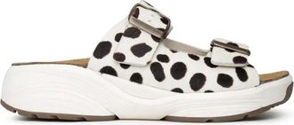 Xsensible Lotus H Slider - Dames - Sandalen - Beige - 40 EU - Leer - Schoenen