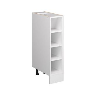 Vicco Mueble Bajo Estanter&iacute;a R-line, Blanco, 20 Cm Con Estantes Abiertos, Sin Encimera