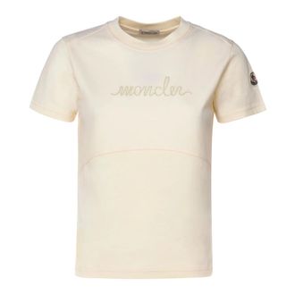 Moncler Dames, Tops, Wit, Maat: S Katoen