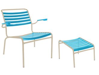 Schubiger M&ouml;bel L&auml;ttli-Lounger + Hocker S&auml;ntis