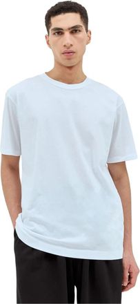 Dries Van Noten Katoenen Jersey T-shirt met Ronde Hals - Heren - T-shirts - Wit - M - Katoen - Tops