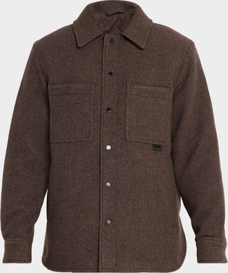 Canada Goose Mens Atkinson Snap-Front Shirt Jacket