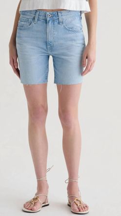 AG - Adriano Goldschmied Ex-Boyfriend Bermuda Short In Allusion Destructed