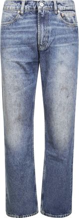 Our Legacy Carlson Cut Vintage Wash Straight-Leg Jeans