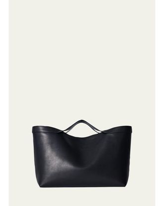 The Row Kit Large Tote Bag in Leather