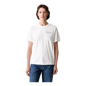 Sporty & Rich Tops, Dames, Wit, S, Katoen, Syracuse T-shirt