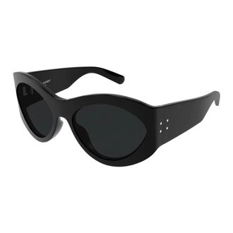 Saint Laurent Oversized Cat Eye Sunglasses - female - Saint Laurent - Sunglasses - Black - 58 MM - Accessories