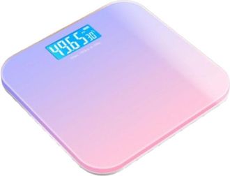OEM Balanza Digital Para Peso Corporal, Vidrio Templado, Medici&oacute;n Precisa E Inteligente Con Pantalla Lcd, Hasta 180 Kg (morado)