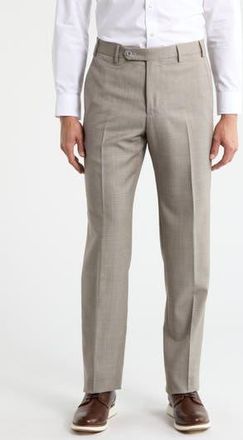 Zanella Devon Wool Straight Leg Pants in Light Grey at Nordstrom Rack, Size 30