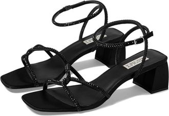 Badgley Mischka Womens Badgley Mischka Brisa Sandals Black Ankle Strap Block Heel ZOGG2316