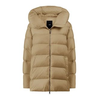 Add Cocoon Donsjack - Dames - Jassen - Beige - Maat: M Zijde