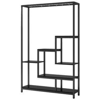 OEM Soporte Para Plantas, 5 Niveles, Multiusos, Negro, L