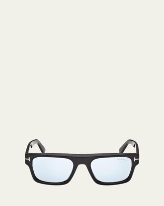 Tom Ford Cyrus 53MM Rectangular Sunglasses
