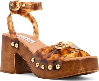 Steve Madden Kruise Ankle Strap Sandal in Tortoise at Nordstrom, Size 11